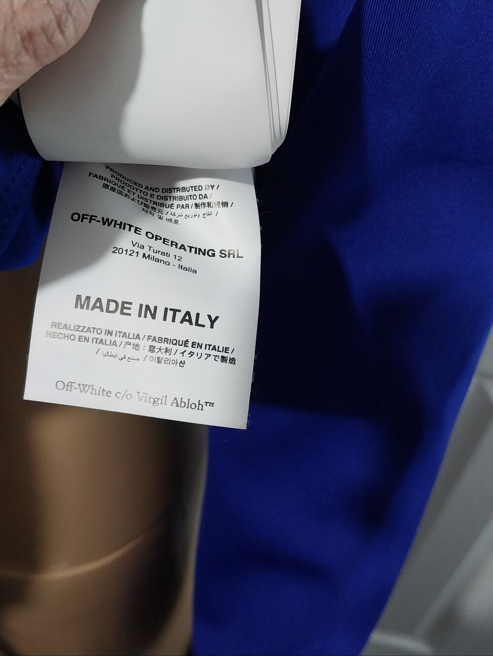 Off-White C/O Virgil Abloh Embossed Bodysuit, NWOT, Size‎ 42 - Picture 9 of 11